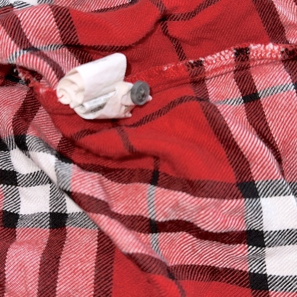 Lucky Brand red plaid button down size small - Picture 6 of 7
